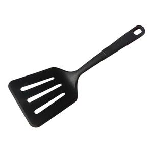 Vintage Made In USA Black Nylon Slotted Spatula Flipper Turner 11.5 Inches EUC